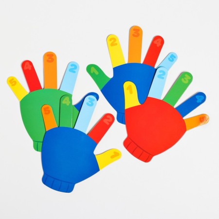 Developing gaming set "Hands" 12 cards+tasks, crumb I-2