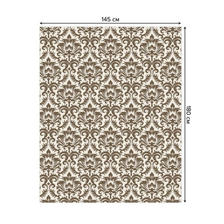 The tablecloth “Classic ornament”, rectangular, oxford, size 145x180 cm-1