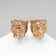 Earrings Metal "Chord" cheetah, color gold