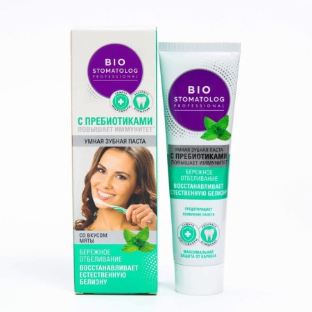 Smart toothpaste careful bleaching of the Bio Stomatolog Professional series, a tube 75 ml