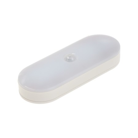 LED lamp with a motion sensor, 6 LED, 2 W, from BAT. 3*aaa, 6500k, white