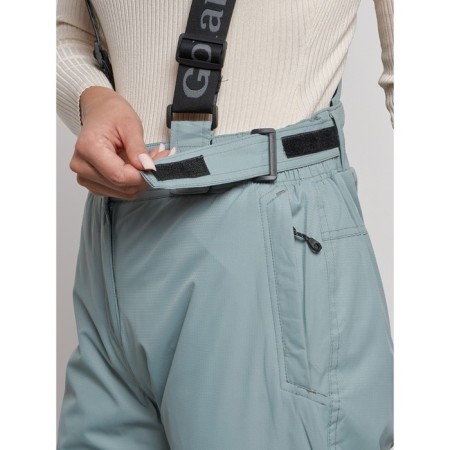 Semi-combinezone ski insulated female winter, size 50, color light gray-14