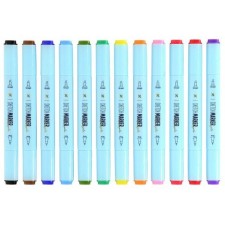 A set of art markers 12 colors Lorex 