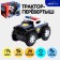 Police-shift jeep, works on batteries, black color