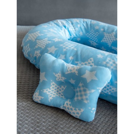 Pregnant “U Comfort” and pillow for babies “Baby”, Star Print to Blue-1