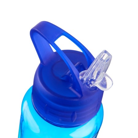 Sports water bottle, 650 ml, Baraolet, with a drinker, 24 x 7 cm, blue-2