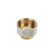 Adapter "CTM", 1 "x 3/4", internal/outer thread, nickel -plated brass
