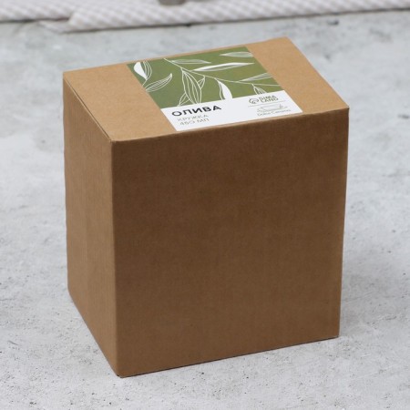 Ceramic olive mug, 450 ml, green color-8