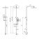 Shower system IDDIS BILD, with the upper leaf, chrome