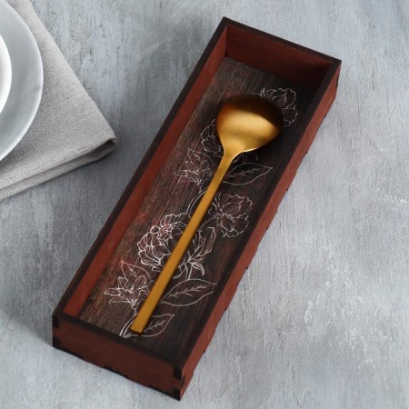 Control dining room stands "Flowers", 25 x 8 cm-2
