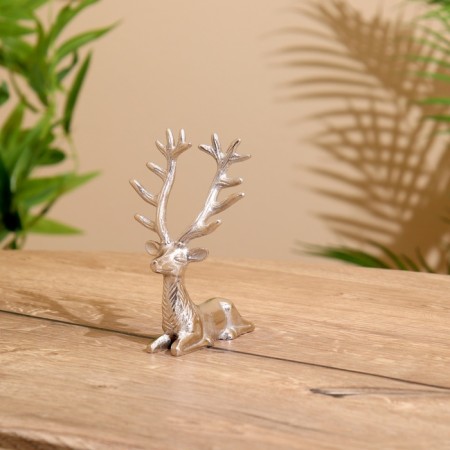 Souvenir "Deer" aluminum 10x8x14 cm-1