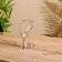 Souvenir "Deer" aluminum 10x8x14 cm