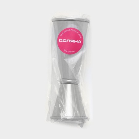 Dzhigger Dolyana "Metallic", 35/60 ml, stainless steel-5
