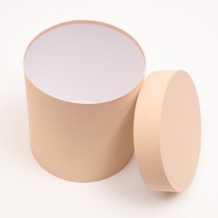 Set of round boxes 5 in 1 "paints", cream, 25 x 25 x 25 - 19 x 19 x 19 cm-3