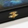 Backgammon "wolf and eagle", wooden board 40 x 40 cm, with a field for playing checkers