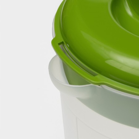 A jug with a lid Ricco, 2.5 l, 20 × 14.5 × 22 cm, green color-4