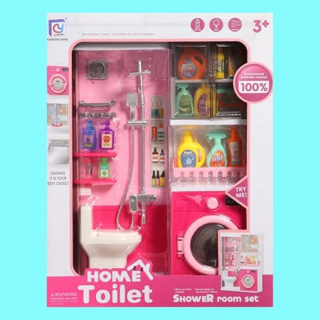 A set of furniture for the puppet "Bathroom", bathroom, sneake-12