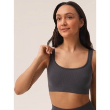 Female top in the rub on wide straps Mirey Top Spalla Larga, size 44-46, color graphite