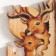 Panel Interior tree "Deer and deer" 12x0.7x19 cm
