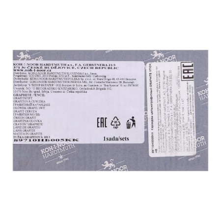 Chernographic (whole-graphite) Koh-I-Noor 8971 HB, thickened-4
