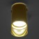 Ceiling light Feron ML189, IP20, GU10, 35 W, 55x55x110 mm, color gold