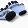 Gloves for a boy, blue color, size 16