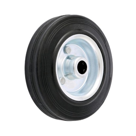 Household wheel, d = 125 mm, hub: diameter 15 mm, length 39 mm