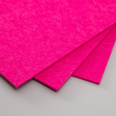 A set of hard felt "Astra" (3 pcs) fuchsia, 3 mm, 20x30 cm-2