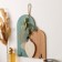 Decorative wood hooks "Abstraction. Eucalyptus in a vase" 1.5x19.2x23.3 cm