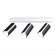 STAST NASTEN-POTOPLE WHOWER WITH AMBRELLA LIGHT, Techno Family, TN51605, 3XGU10, Black, White Color