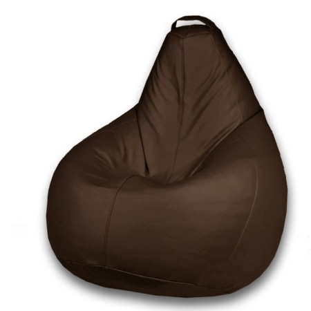 The pear-bag “Pear” Positive Colt, size l, diameter 80 cm, height 100 cm, artificial leather, brown gloss color
