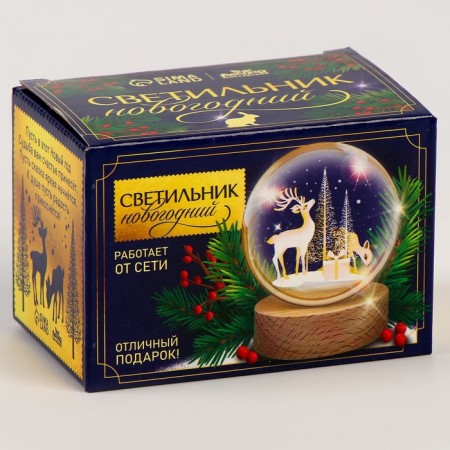 New Year's lamp "New Year! Fairytale forest "-7