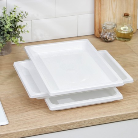 A set of trays for freezing dumplings, 36 × 25 × 3 cm, 3 pcs, color mix-1