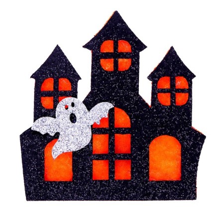 Decor felt "castle" set of 5 pcs., Size 1 pc: 5.5 × 5.5 cm