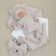 Kinderlitto “Muslin” discharge kit, 4 items, height 50-56 cm, beige-gray-gray color