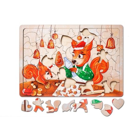 Puzzle "Workshop of Squirrels"-1