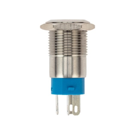 Anti-Vandal button Ø16 250V B/Fix (5C) OFF- (ON)/ON- (OFF) Flat submarine/Red Power (A-16-F5)-2