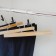 Shoulders - clamp for trousers and foam skirts, 25 × 16.5 cm, color light wood