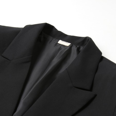 Women's jacket Minaku: classic, black color, size 42-44-10