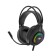 Marvo H8325 headphones, game, full -size, microphone, USB + 3.5 mm, 2 m, RGB, black