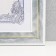 Photo frame Plastic format A4 "Norway" gray, white stroke 36.6x28 cm