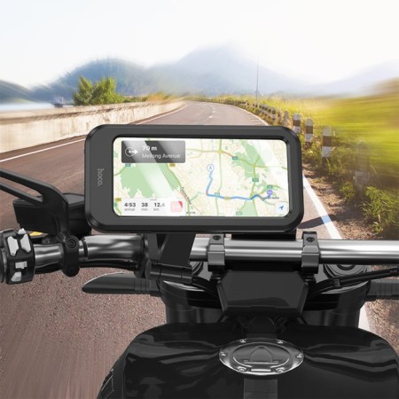 Holder for the bicycle Hoco CA101, waterproof, for 4.5-7 inches, black-7