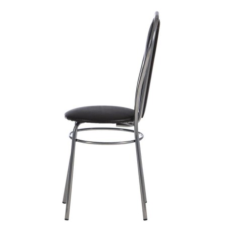 Bella chair, wenge/chrome-1