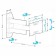The bracket for LCD TV Holder LCDS -5065 19 " - 32", 30 kg, the distance from the wall 60 - 315mm.
