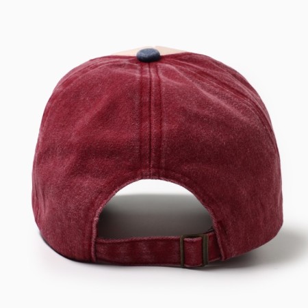 Men's cap "Ibiza", raspberry color, size 56-58-2