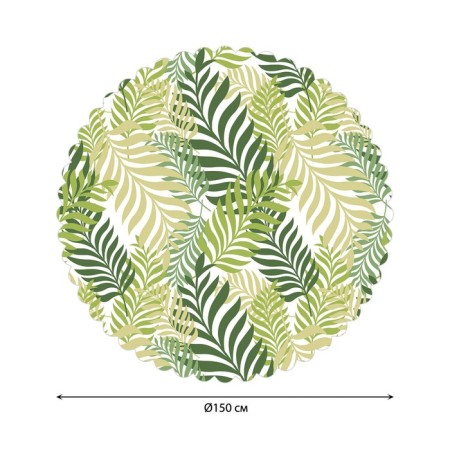 The tablecloth "Deciduous composition", round, Saten, d = 150 cm-1