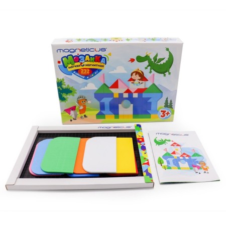 Soft magnetic mosaic "Castle"-1
