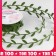 Figure tape "Leaves", 25 mm, 9 ± 0.5 m, dark green color