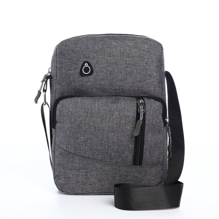 Male bag, gray color