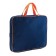 Folder with handles Textile A4, 350 x 265 x 45 mm, PMD 2-42 "Office", inner pocket, dark blue/orange